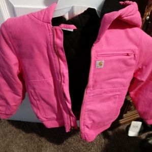 Girls size 7/8 Pink Carhart Jacket